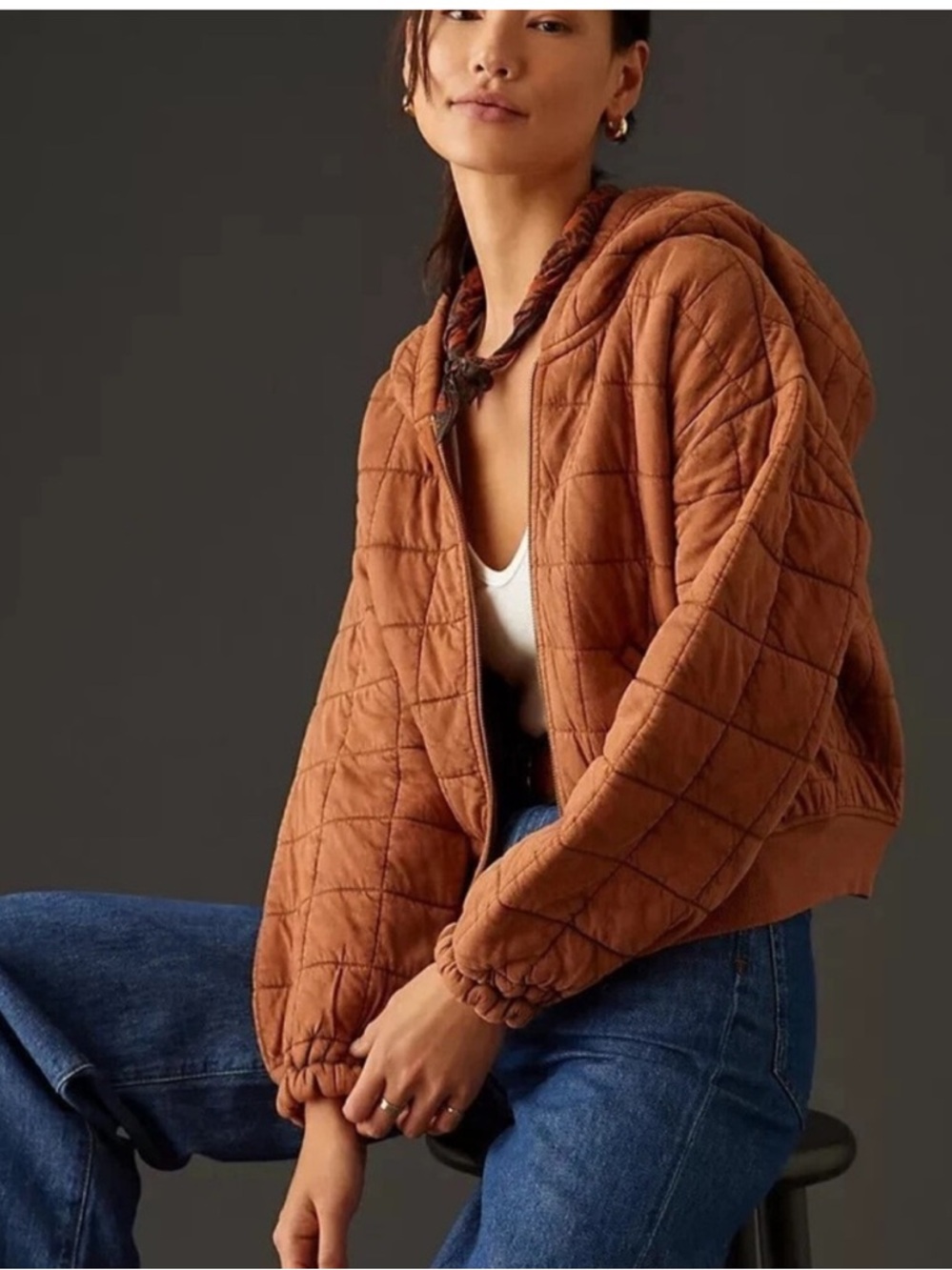 Anthropologie Pilcro Quilted Jacket M